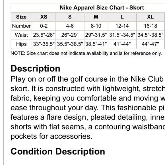 Nike Women's Dri-FIT Golf Skirt Mint Foam size xs - Picture 11 of 11